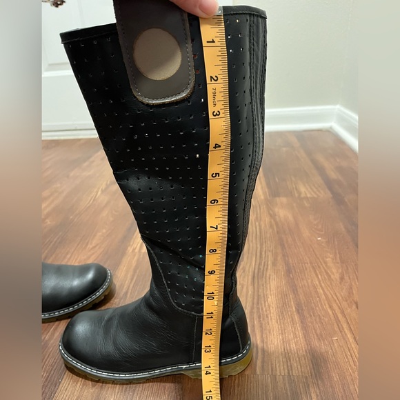 Black Leather Boots Size 36 - Picture 11 of 14